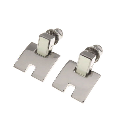HERMES Irene H motif earring Metal Ladies [Used]