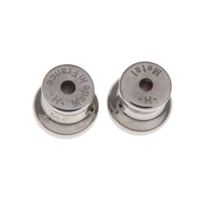 HERMES Irene H motif earring Metal Ladies [Used]