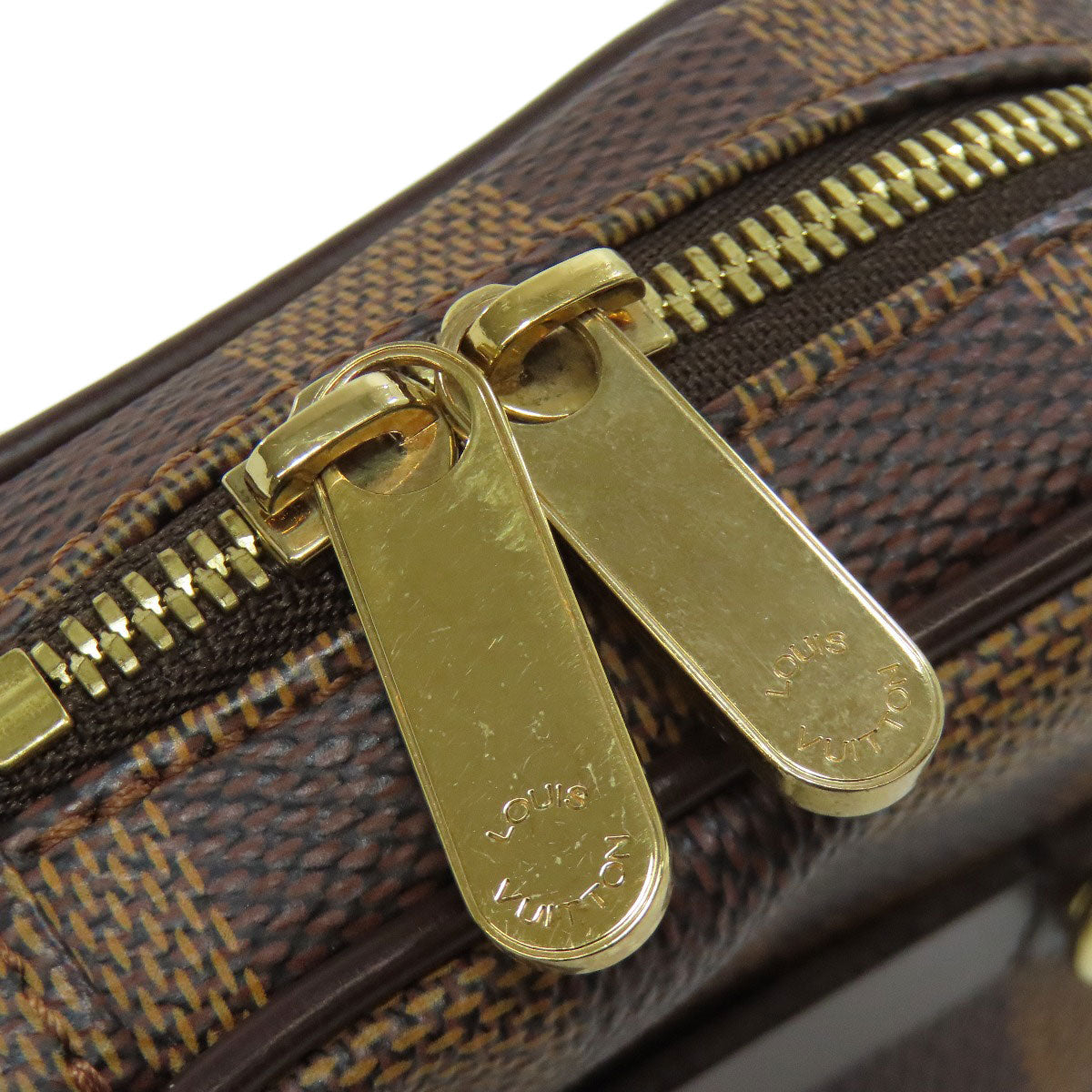 LOUIS VUITTON N61738 Etui Okapi PM Accessory pouch Damier canvas Ladies [Used]