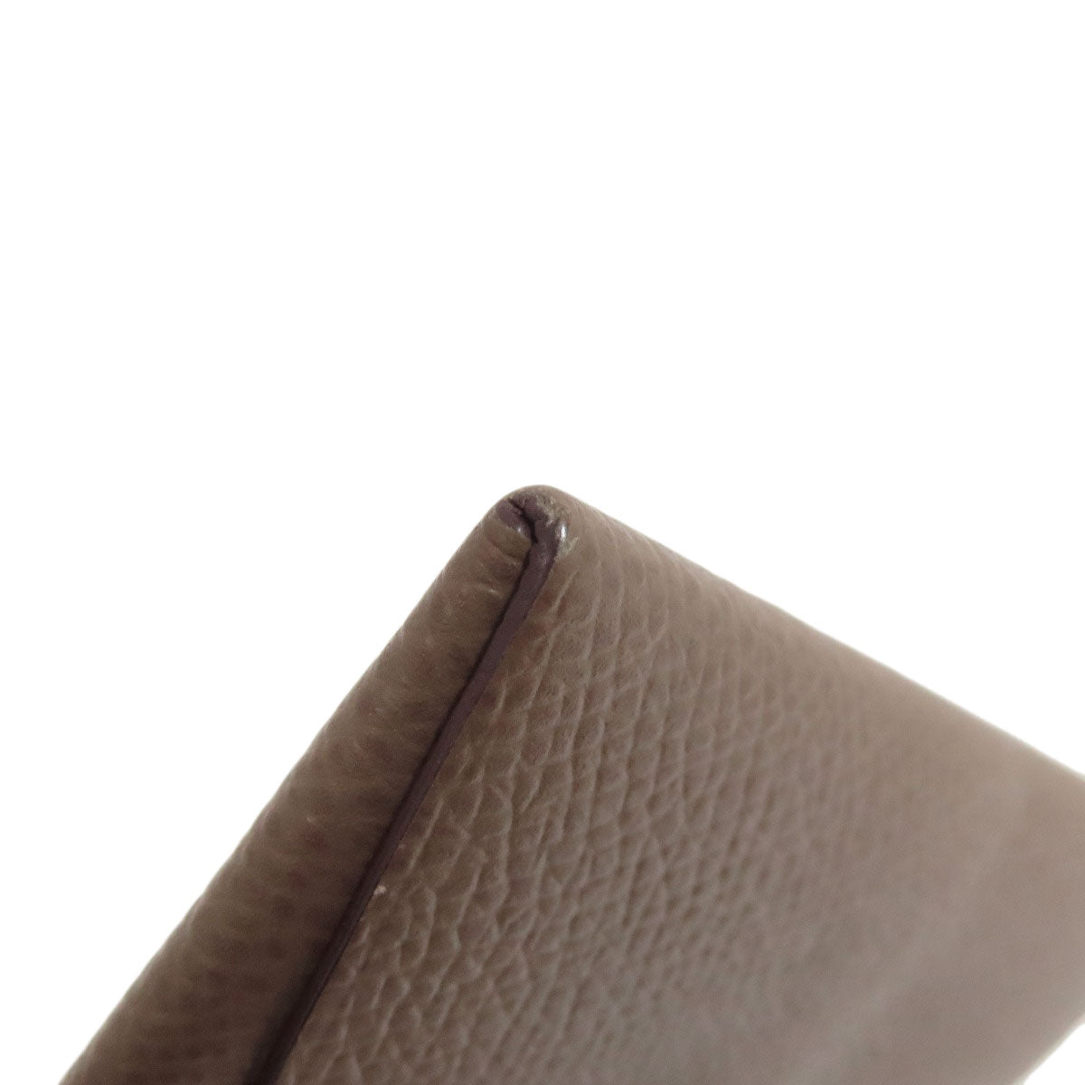 HERMES Bastia Etoupe SilverHardware coin purse Epsom Ladies [Used]