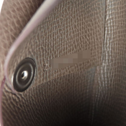 HERMES Bastia Etoupe SilverHardware coin purse Epsom Ladies [Used]