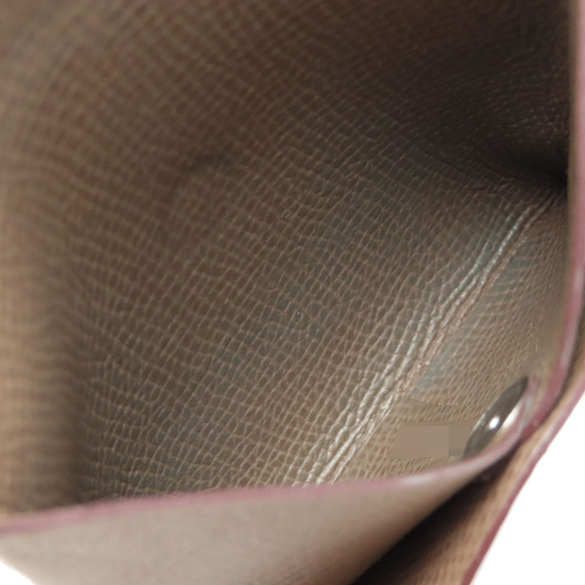 HERMES Bastia Etoupe SilverHardware coin purse Epsom Ladies [Used]