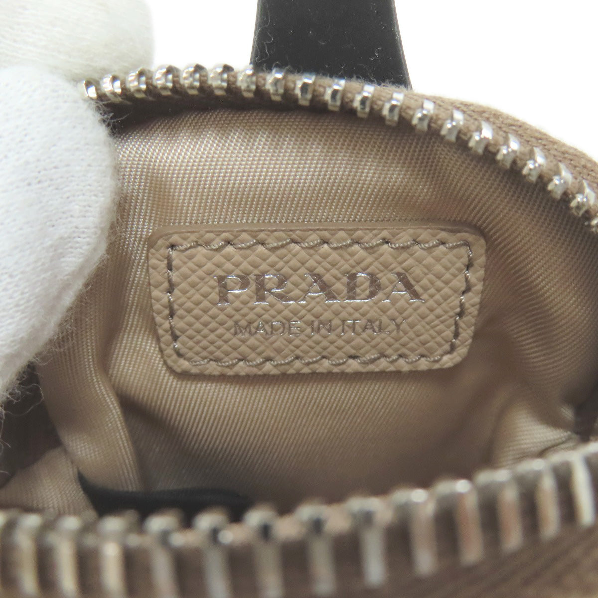 PRADA Logo Hardware Accessory pouch Nylon Ladies [Used]