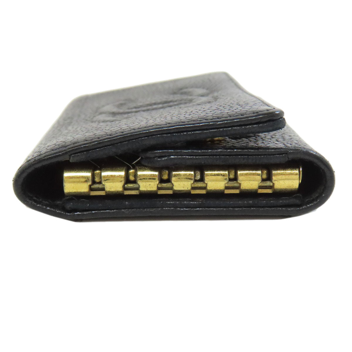 CHANEL COCO Mark GoldHardware key holder Grained Calfskin Skin Ladies [Used]