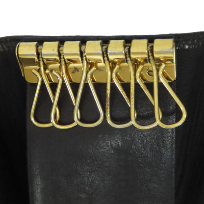 CHANEL COCO Mark GoldHardware key holder Grained Calfskin Skin Ladies [Used]