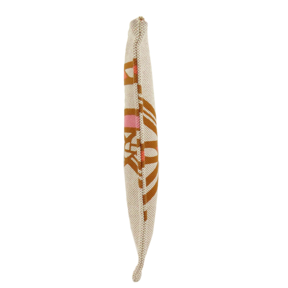 HERMES logo Accessory pouch Canvas Ladies [Used]