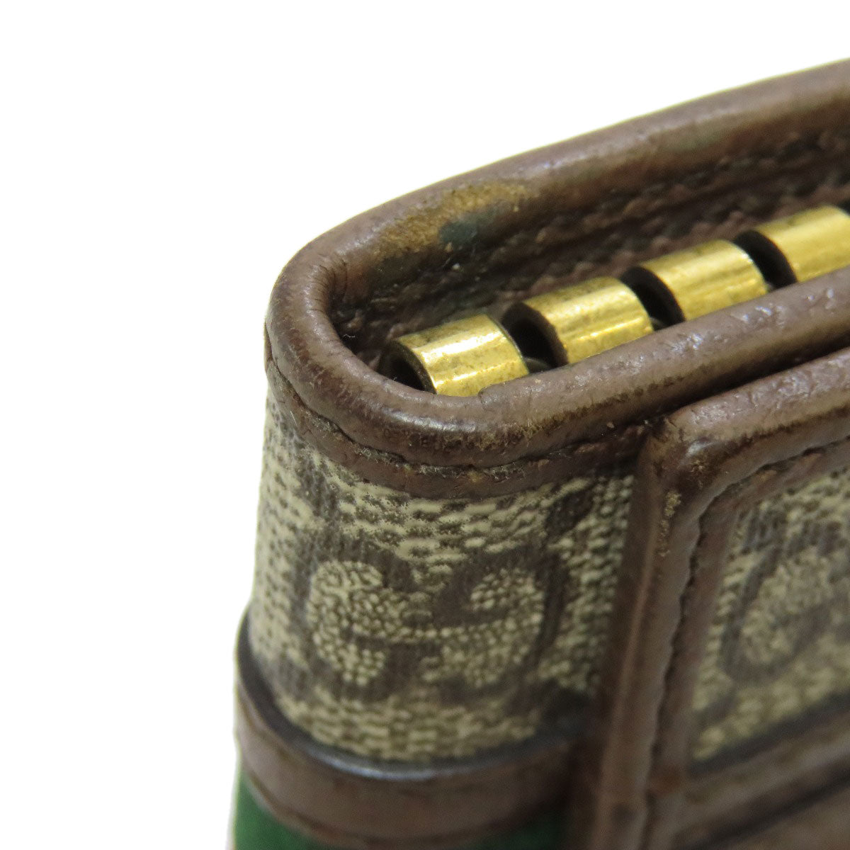 GUCCI 603732 Offdia GG Double G key holder Leather PVCLadies [Used]