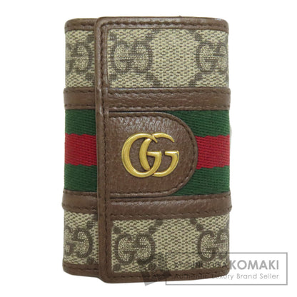 GUCCI 603732 Offdia GG Double G key holder Leather PVCLadies [Used]