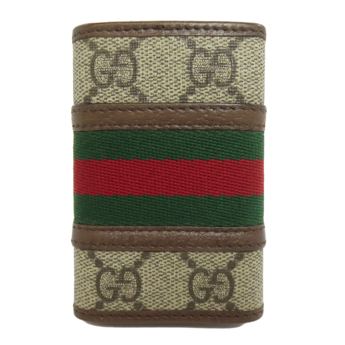 GUCCI 603732 Offdia GG Double G key holder Leather PVCLadies [Used]