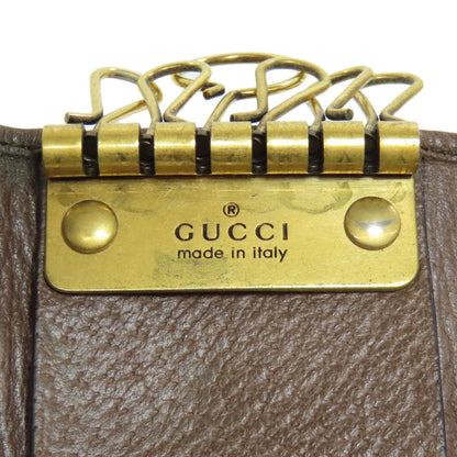 GUCCI 603732 Offdia GG Double G key holder Leather PVCLadies [Used]