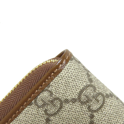 GUCCI 700691 GG Supreme Card Case PVC LeatherLadies [Used]