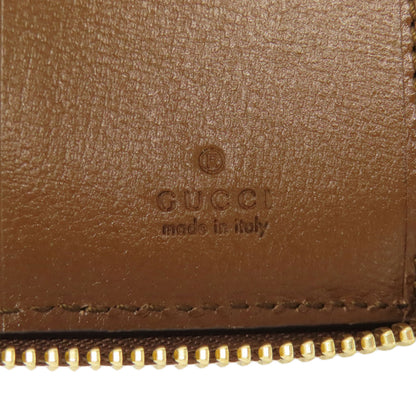 GUCCI 700691 GG Supreme Card Case PVC LeatherLadies [Used]