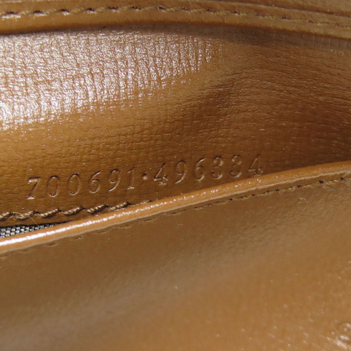 GUCCI 700691 GG Supreme Card Case PVC LeatherLadies [Used]