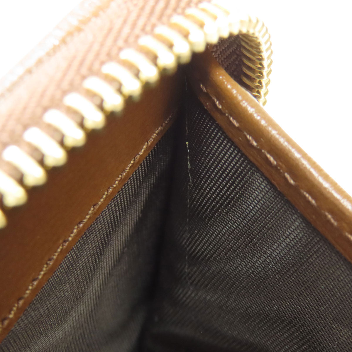 GUCCI 700691 GG Supreme Card Case PVC LeatherLadies [Used]