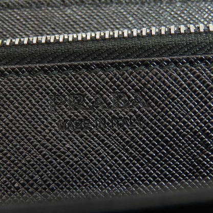 PRADA Zip Around Long wallet (with coin pocket) Safiano Ladies [Used]