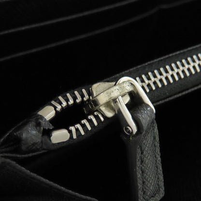 PRADA Zip Around Long wallet (with coin pocket) Safiano Ladies [Used]