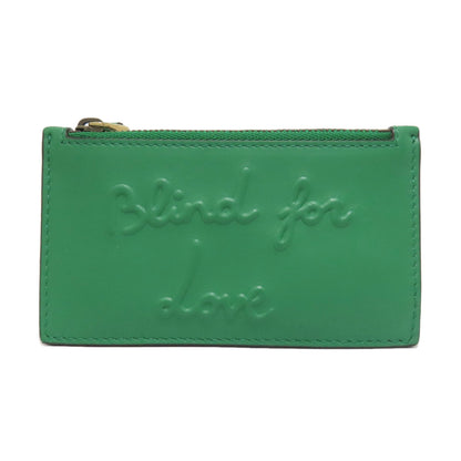 GUCCI 451184 Coin/Card Case Embossed Logo coin purse Calf Ladies [Used]