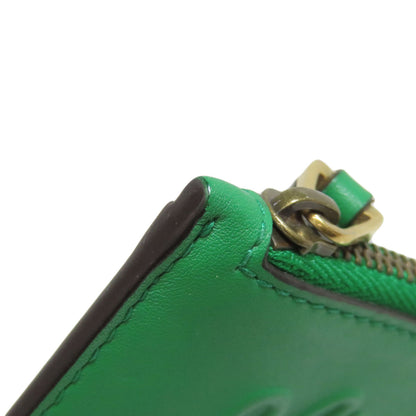 GUCCI 451184 Coin/Card Case Embossed Logo coin purse Calf Ladies [Used]