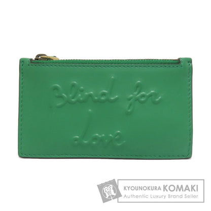 GUCCI 451184 Coin/Card Case Embossed Logo coin purse Calf Ladies [Used]