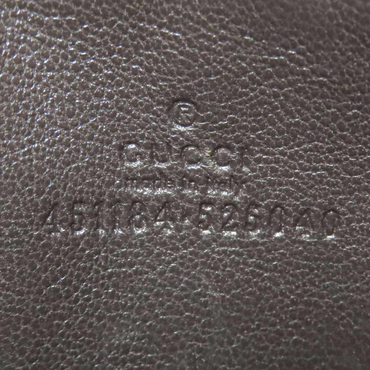 GUCCI 451184 Coin/Card Case Embossed Logo coin purse Calf Ladies [Used]