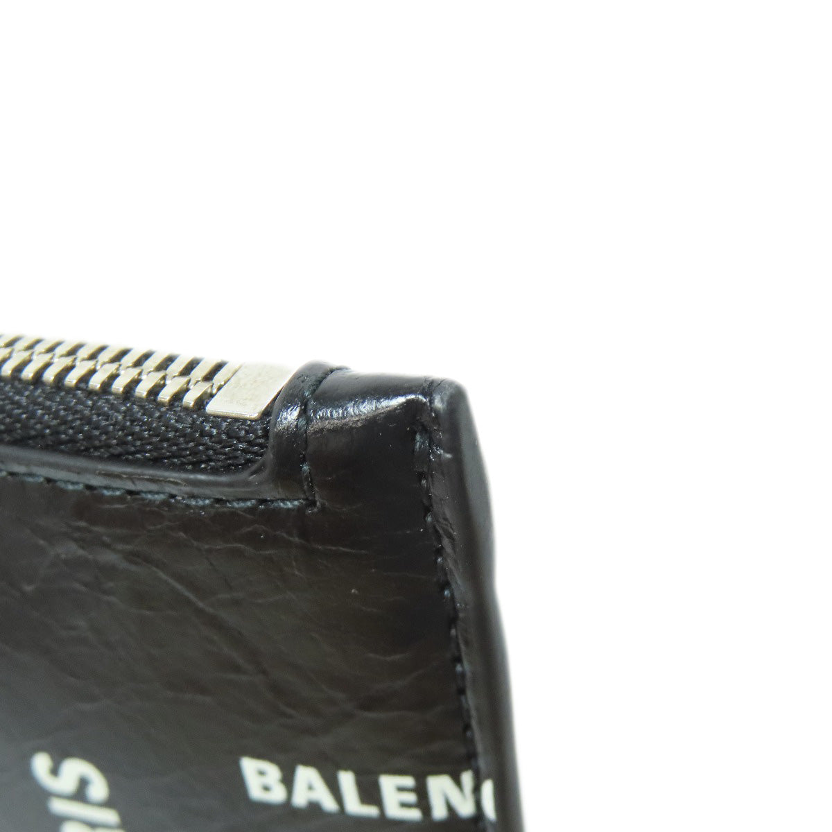 BALENCIAGA 640535 Coin Card Case coin purse Leather Ladies [Used]