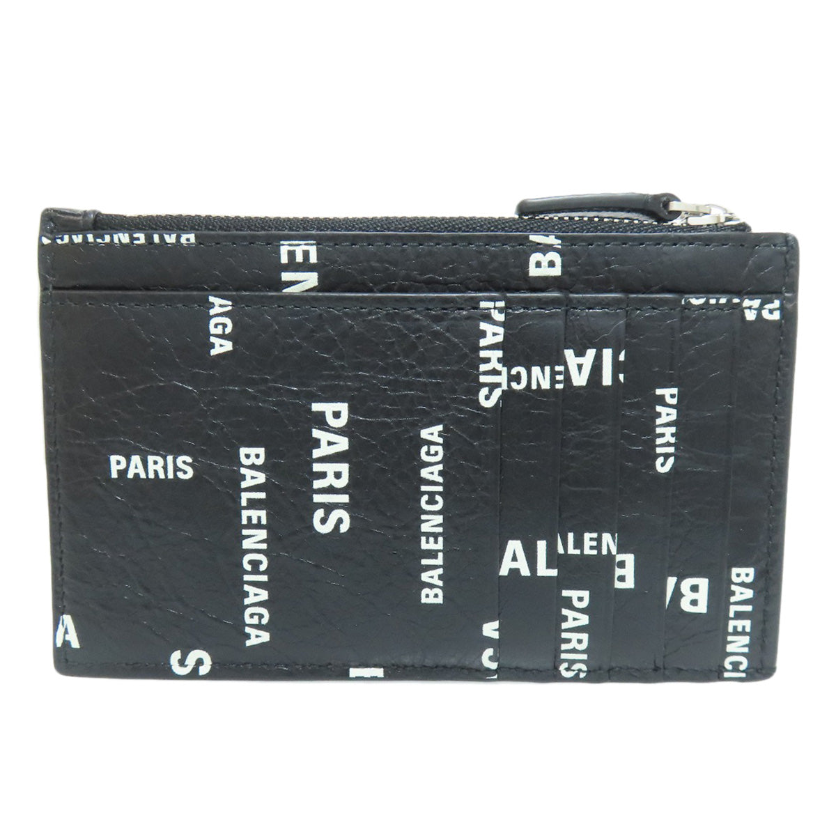 BALENCIAGA 640535 Coin Card Case coin purse Leather Ladies [Used]