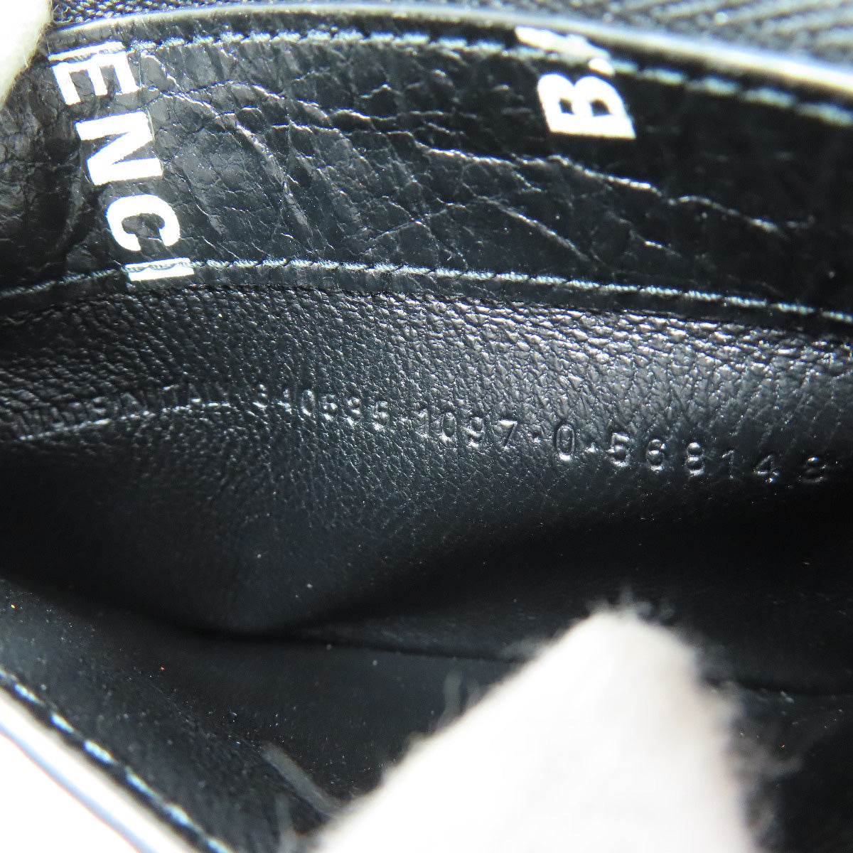 BALENCIAGA 640535 Coin Card Case coin purse Leather Ladies [Used]