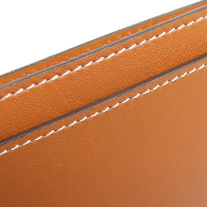 CELINE Triomphe Card Case Leather Ladies [Used]
