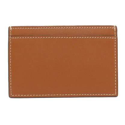 CELINE Triomphe Card Case Leather Ladies [Used]