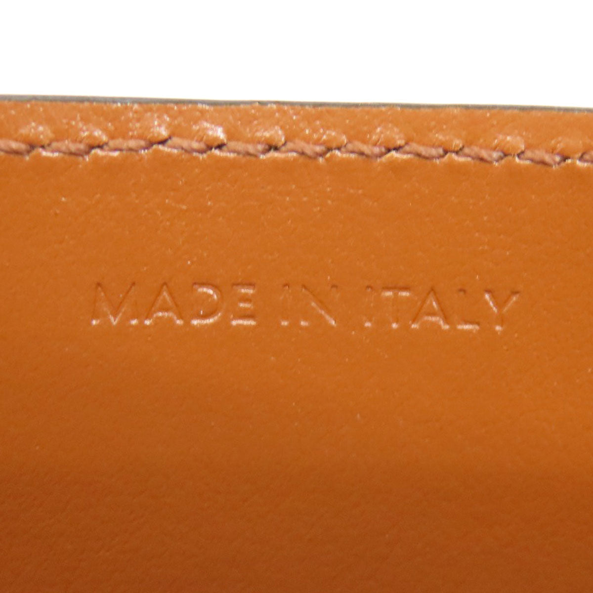 CELINE Triomphe Card Case Leather Ladies [Used]