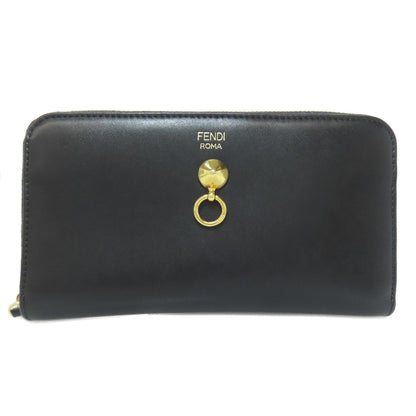 FENDI Zip Around Long wallet (with coin pocket) Leather Ladies [Used]