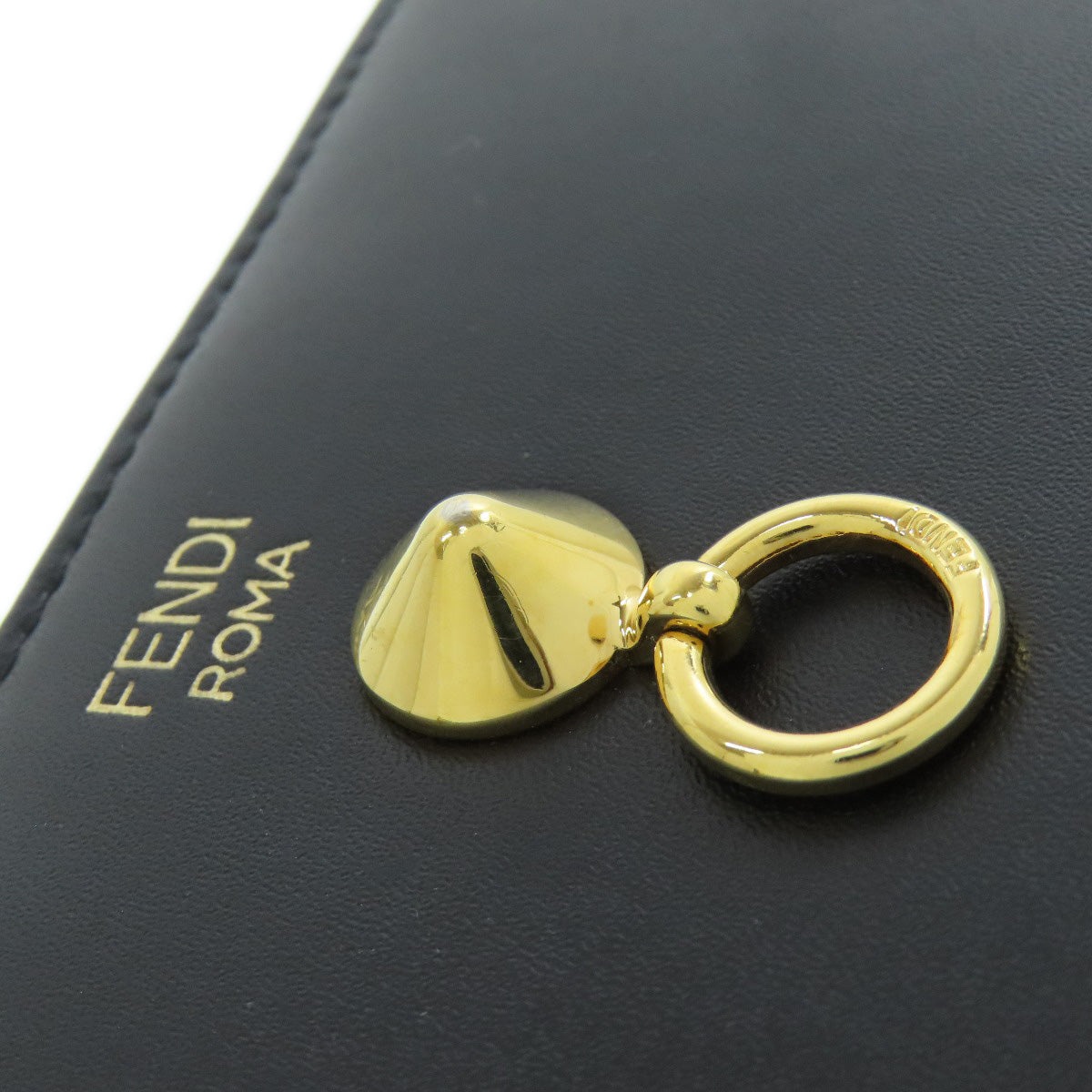 FENDI Zip Around Long wallet (with coin pocket) Leather Ladies [Used]