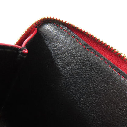 YVES SAINT LAURENT V stitch Bifold Wallet with Coin Pocket Calf Ladies [Used]