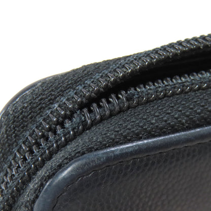 CHANEL Zip Around COCO Mark SilverHardware Long wallet (with coin pocket) Grained Calfskin Skin Ladies [Used]