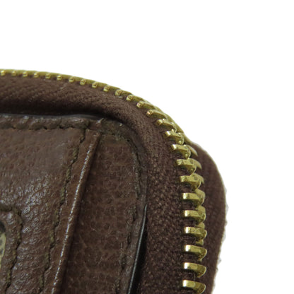 GUCCI 653552 Offdia GG Double G Card Case Leather PVCLadies [Used]