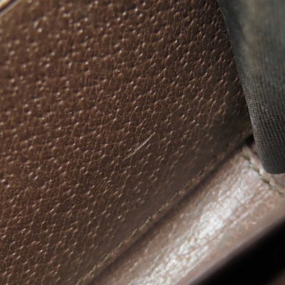 GUCCI 653552 Offdia GG Double G Card Case Leather PVCLadies [Used]