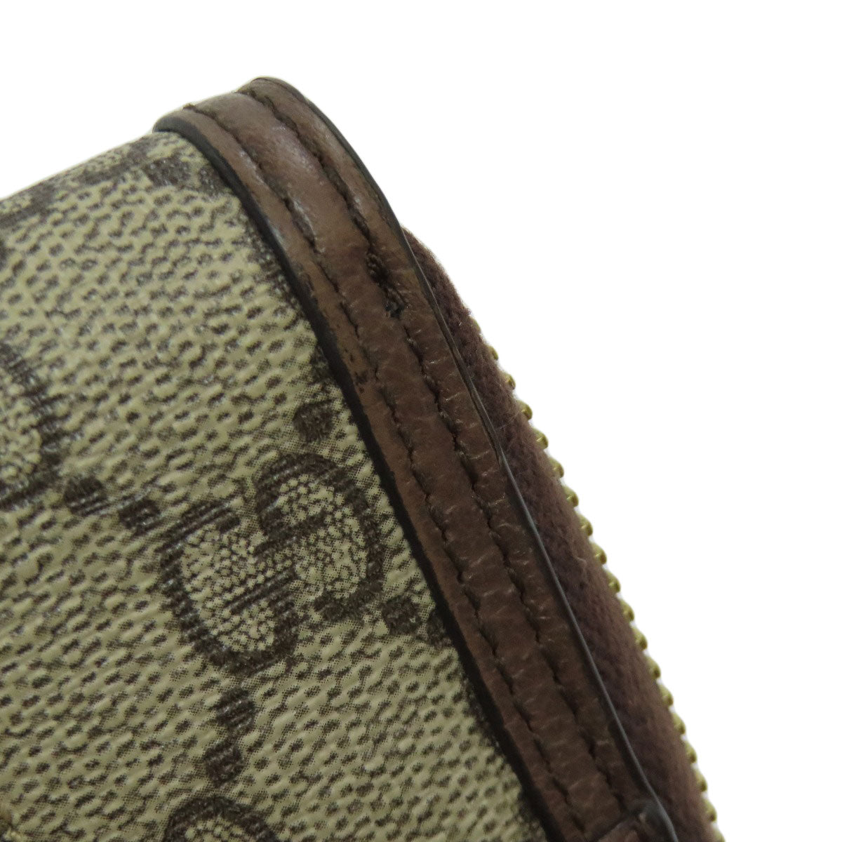 GUCCI 653552 Offdia GG Double G Card Case Leather PVCLadies [Used]