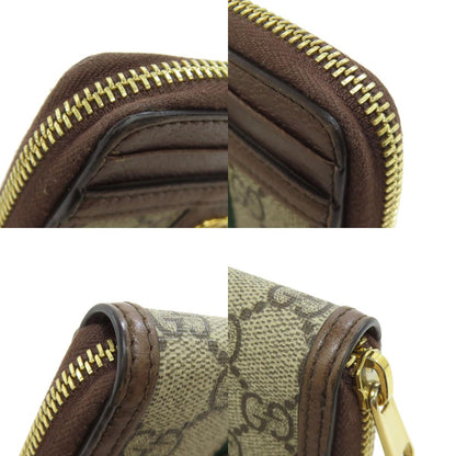 GUCCI 653552 Offdia GG Double G Card Case Leather PVCLadies [Used]
