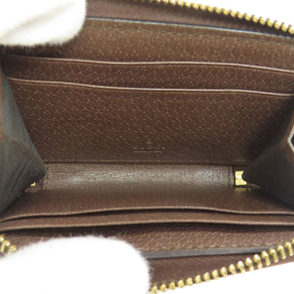 GUCCI 653552 Offdia GG Double G Card Case Leather PVCLadies [Used]