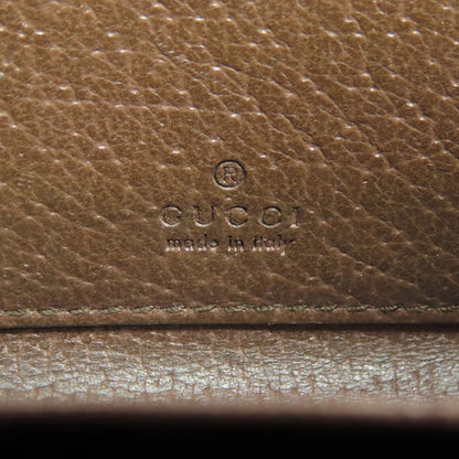 GUCCI 653552 Offdia GG Double G Card Case Leather PVCLadies [Used]