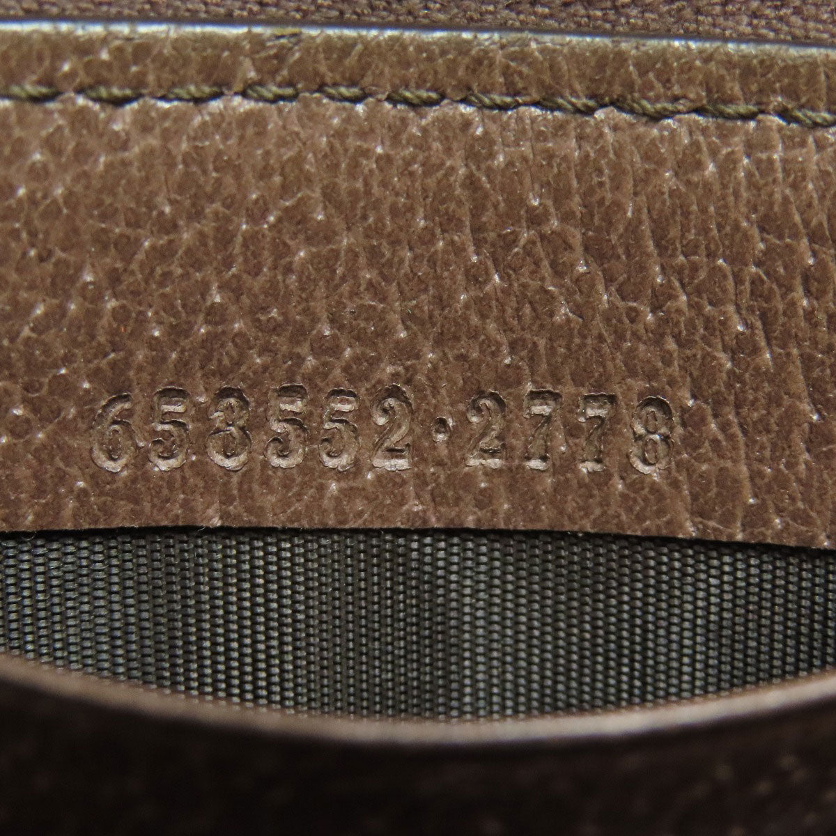 GUCCI 653552 Offdia GG Double G Card Case Leather PVCLadies [Used]