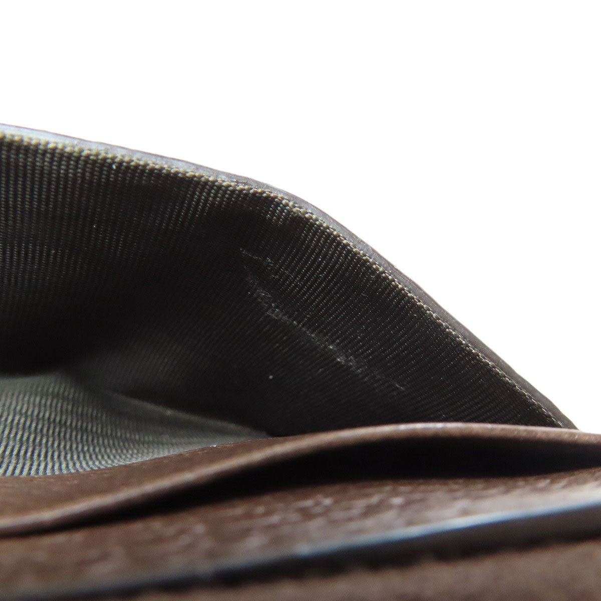 GUCCI 653552 Offdia GG Double G Card Case Leather PVCLadies [Used]