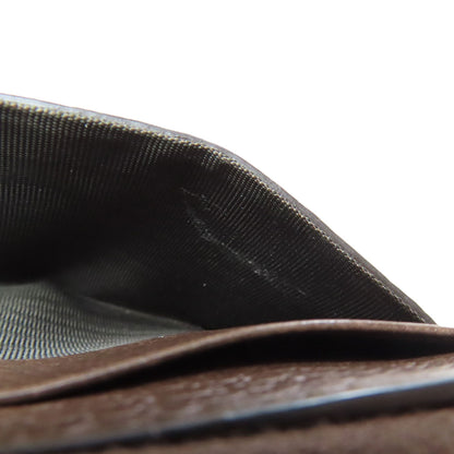 GUCCI 653552 Offdia GG Double G Card Case Leather PVCLadies [Used]