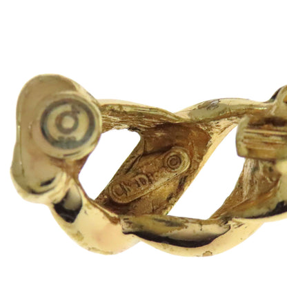 CHRISTIAN DIOR Twist Earring Metal Ladies [Used]