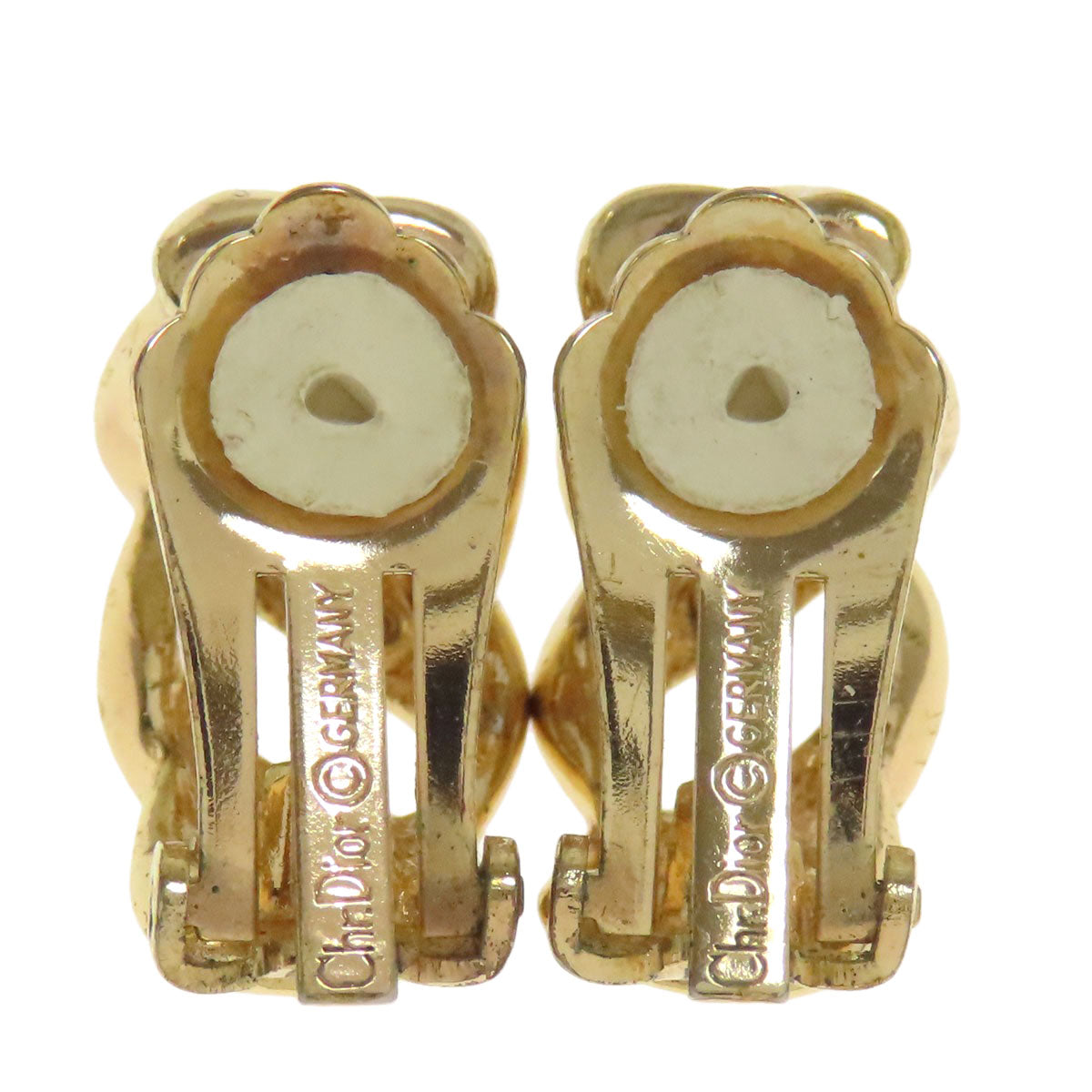 CHRISTIAN DIOR Twist Earring Metal Ladies [Used]