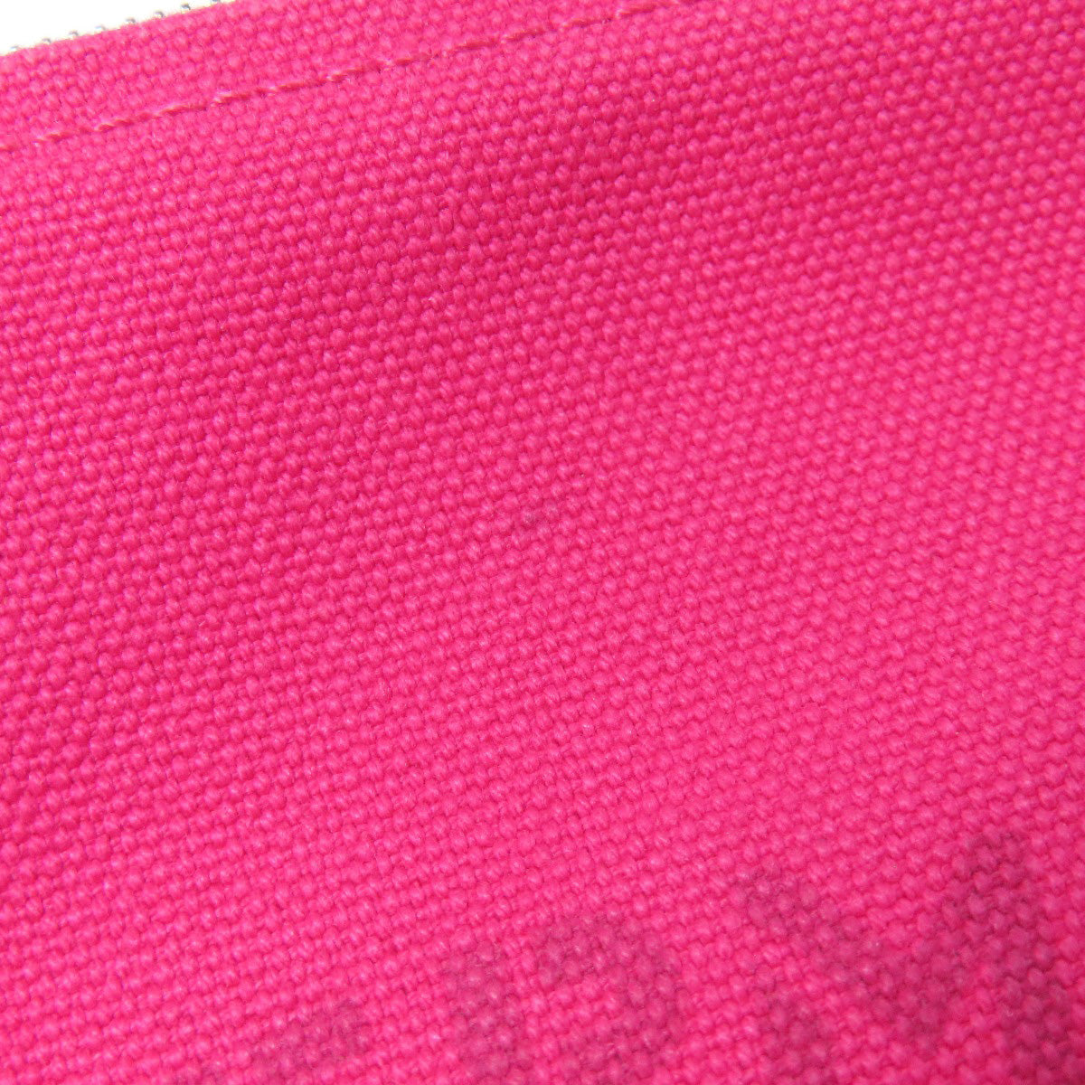 HERMES logo Accessory pouch Canvas Ladies [Used]