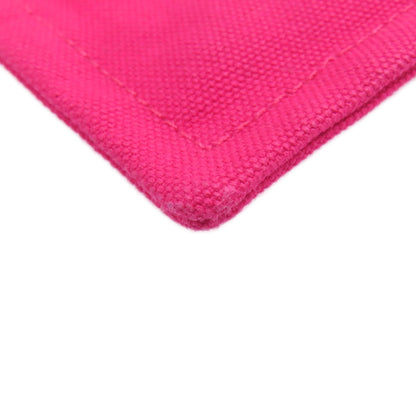 HERMES logo Accessory pouch Canvas Ladies [Used]