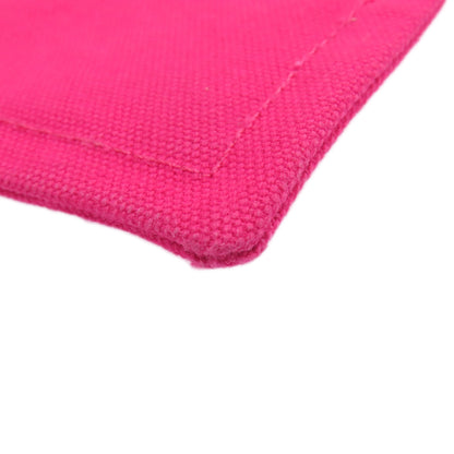 HERMES logo Accessory pouch Canvas Ladies [Used]