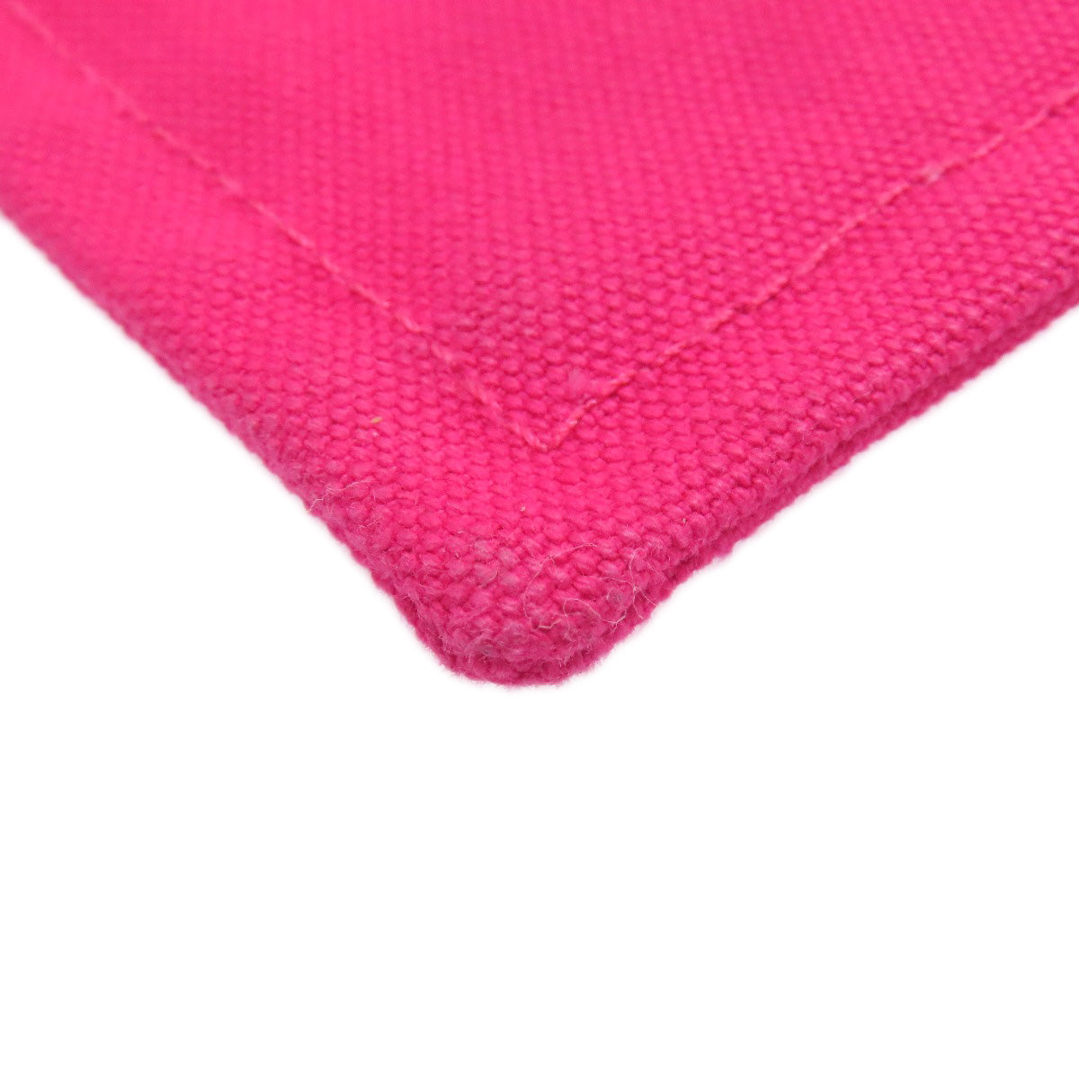 HERMES logo Accessory pouch Canvas Ladies [Used]