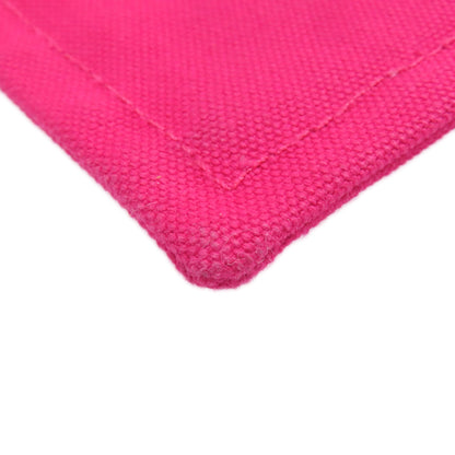 HERMES logo Accessory pouch Canvas Ladies [Used]